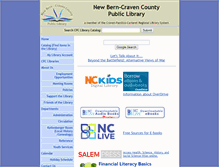 Tablet Screenshot of newbern.cpclib.org